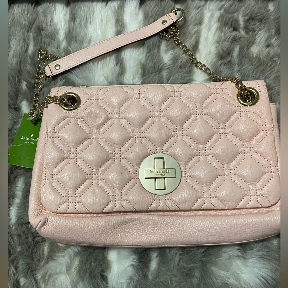 NWT Quilted Pink Kate Spade Bag
